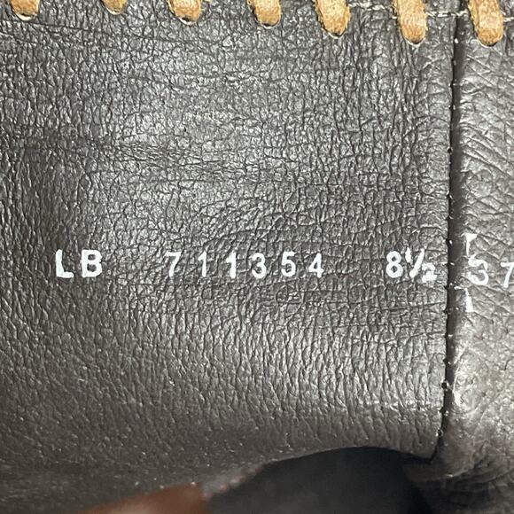 Liberty Black Womens 8.5 Ankle Boots Brown Leather LB711354 Soles Need Repair - Picture 14 of 14